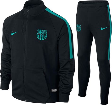 nike fc barcelona trainingspak zwart